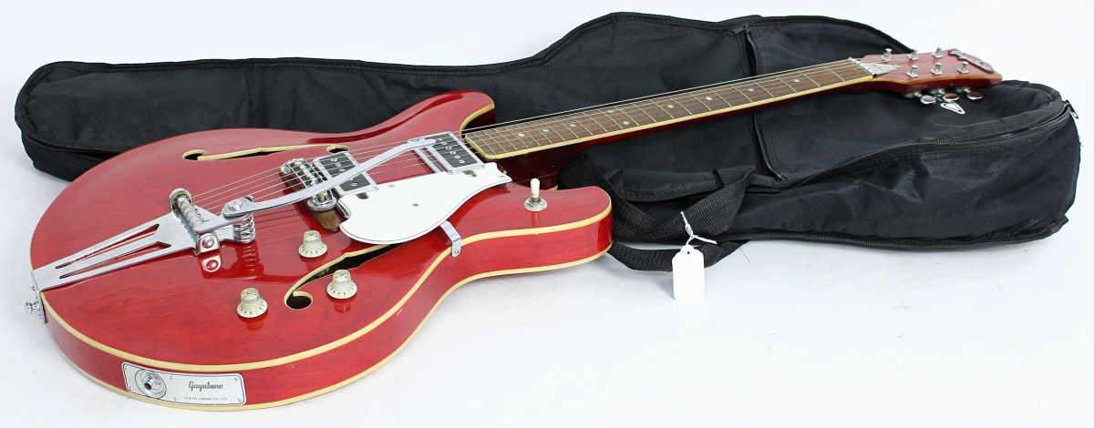 1970s Guyatone SG-25T hollow body electric guitar, made in Japan