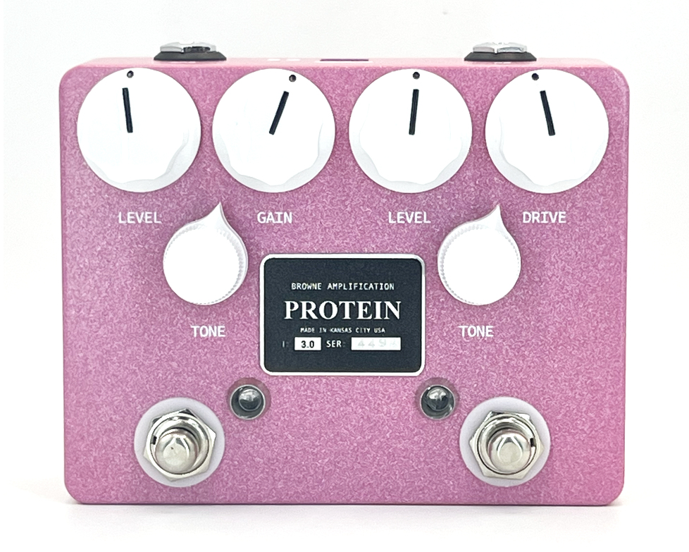 Brown Amplification Protein Dual Overdrive V3 in Pink
