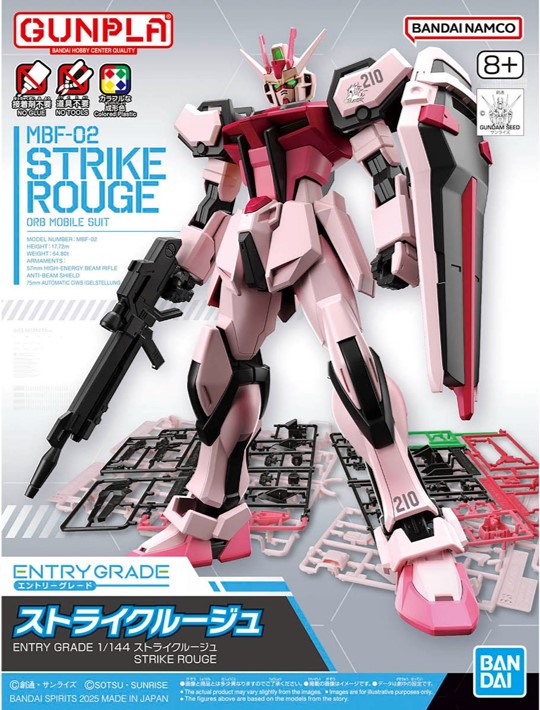新商品紹介】「ENTRY GRADE 1/144 ストライクルージュ」＆「オプション