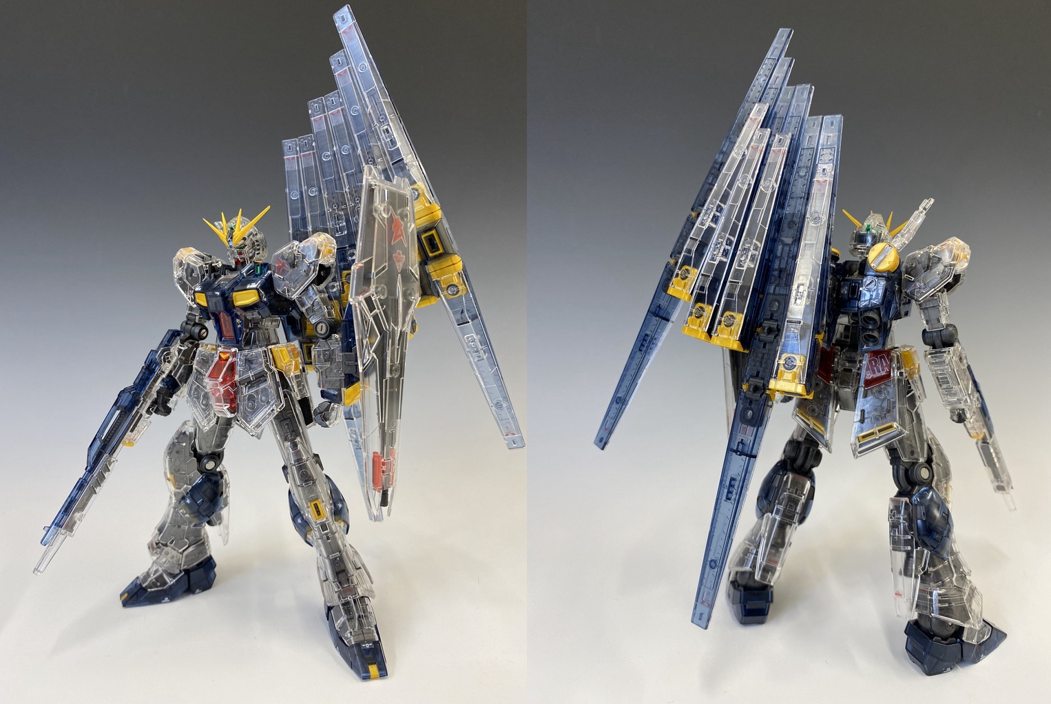 限定品レビュー】RG 1/144 νガンダムHWS [クリアカラー] − “THE