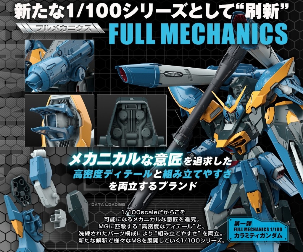 ガンプラの「FULL MECHANICS（フルメカニクス）」とは？MGとの違いは