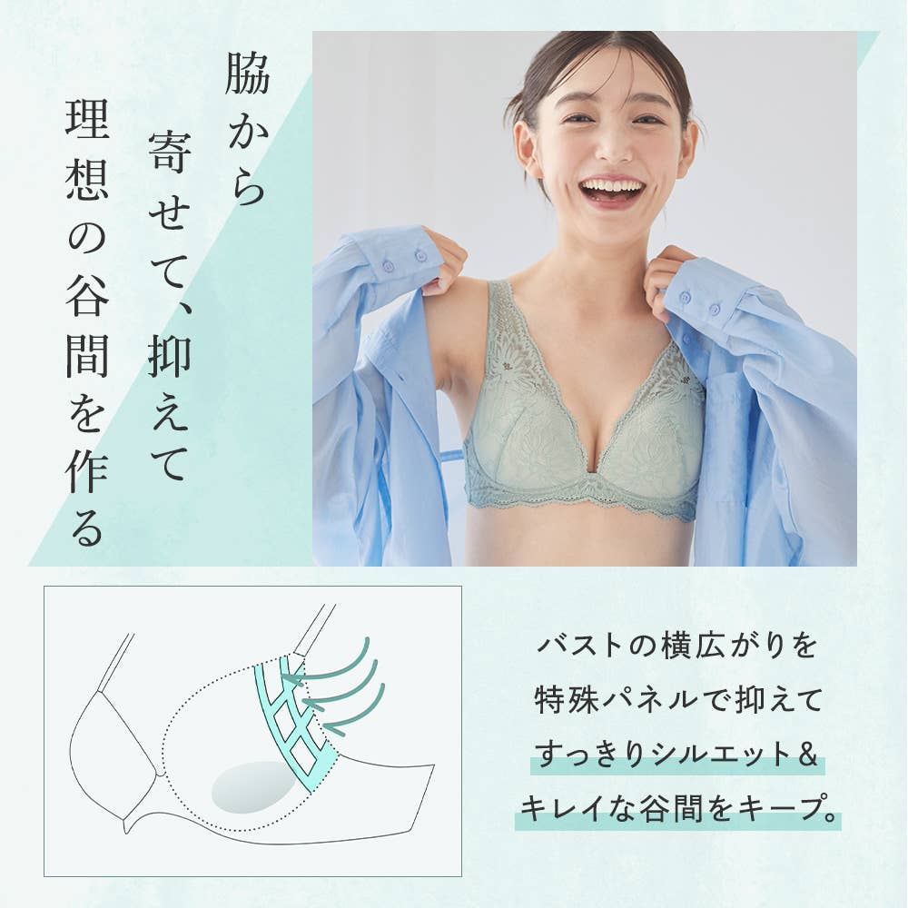 サイドすっきり】ノンワイヤーブラジャー【セット割対象】 JB6036H