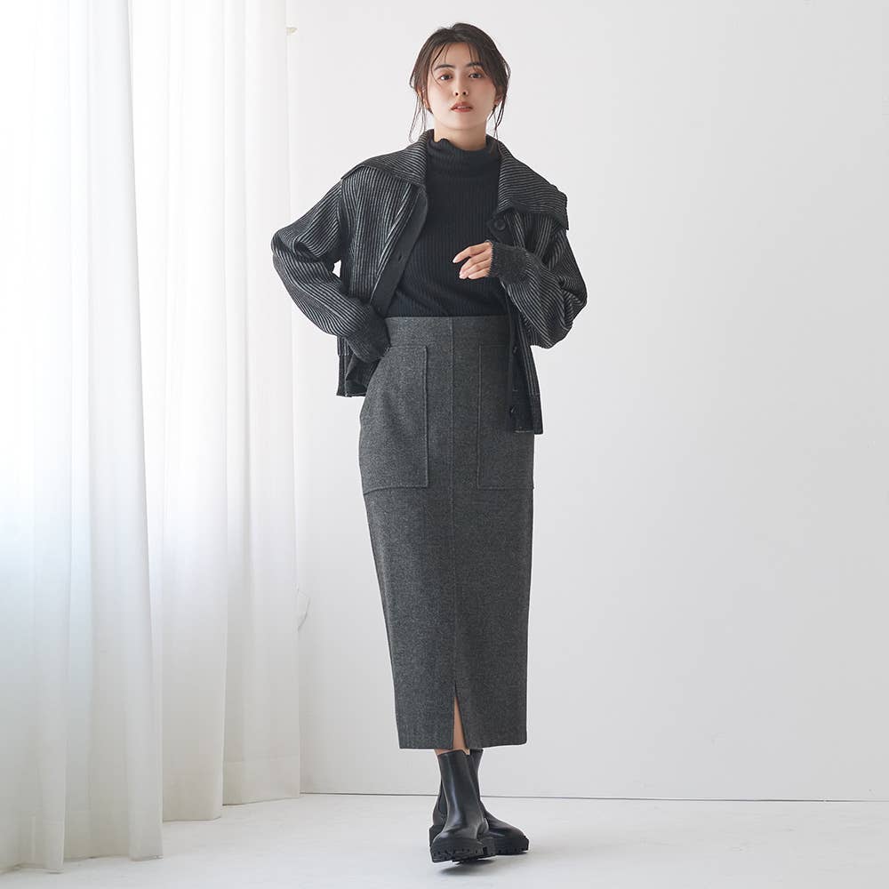 リブ編みニットカーディガン【SALE】 ALY637 :レディース トップス