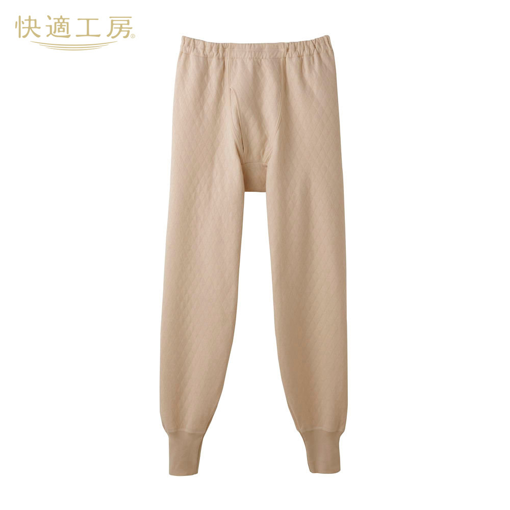 ウール混キルト】長ズボン下（前あき）【SALE】 KQ6202 :メンズ タイツ