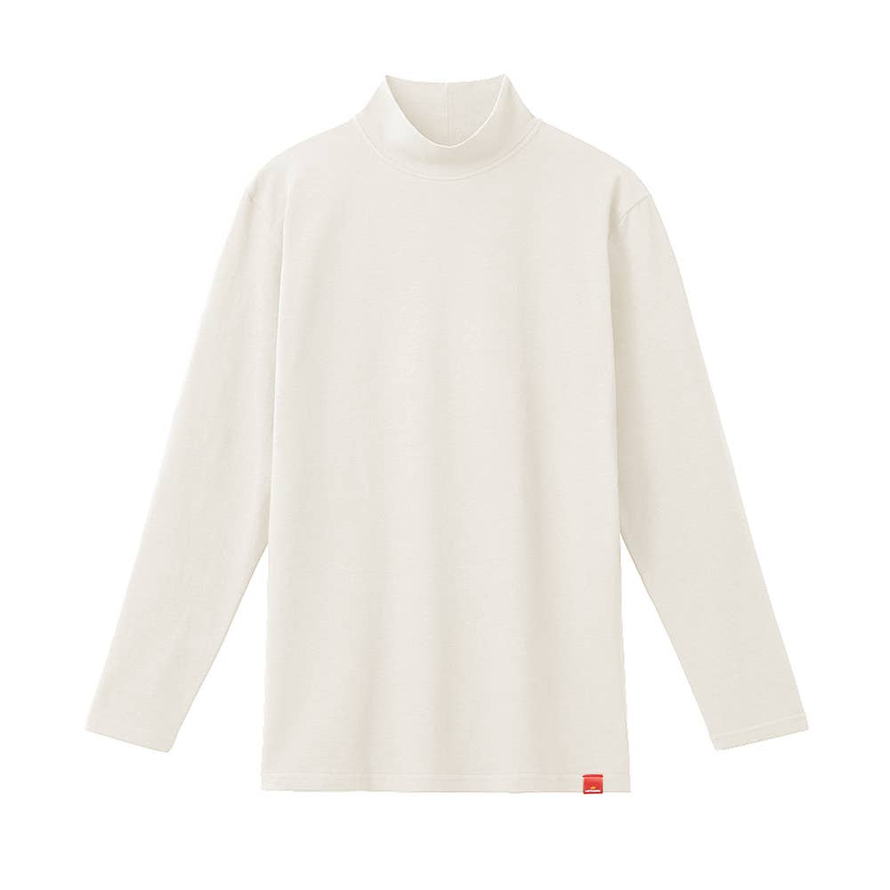 綿のチカラ】長袖ハイネックシャツ【SALE】 MHA110B :メンズ トップス