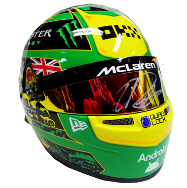 2025 O．ピアストリ マクラーレン 1/2 ヘルメット 直筆サイン入 日本