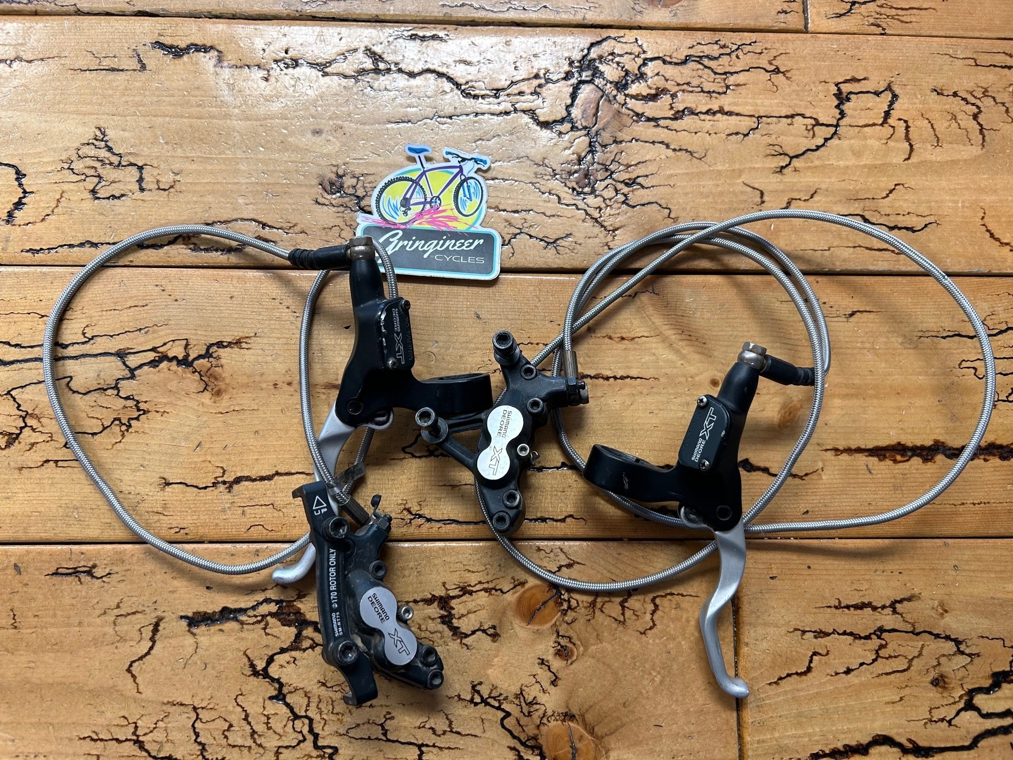 Shimano Deore M755 Hydraulic Disc Brake Set – Gringineer Cycles