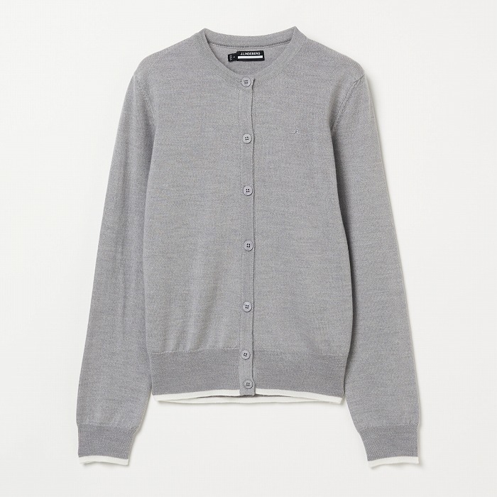 J.LINDEBERG（ジェイリンドバーグ）カーディガン(36 Lグレー系): J