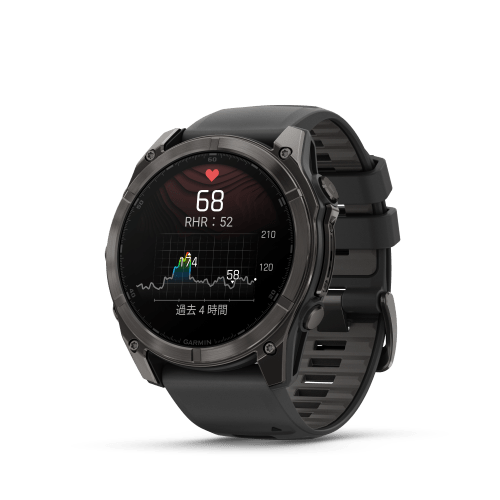 fenix 8 Sapphire AMOLED 51mm Ti Carbon Gray DLC / Black 010-02905