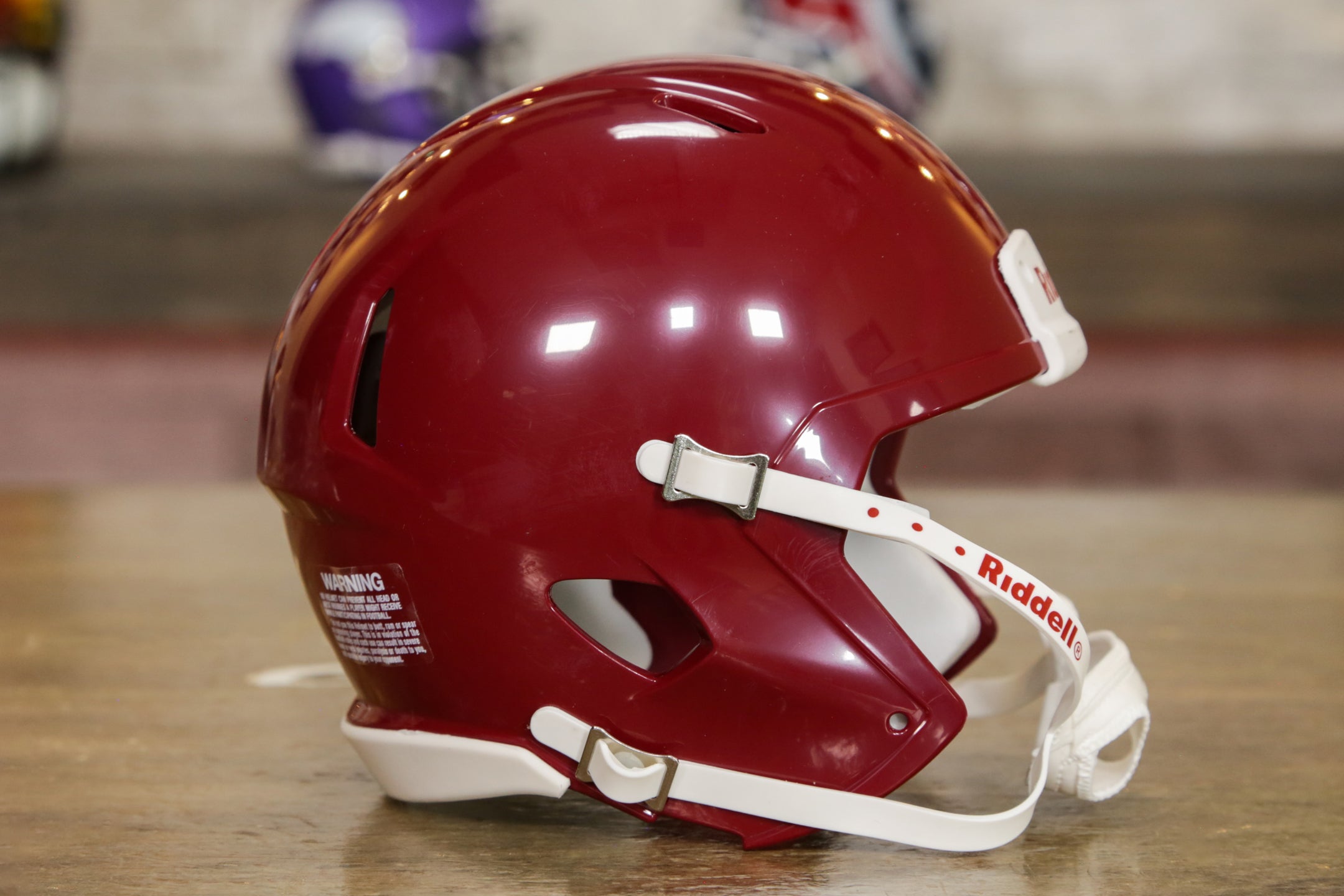 Riddell Speed Blank Mini Helmet Shell - Cardinal – Green Gridiron
