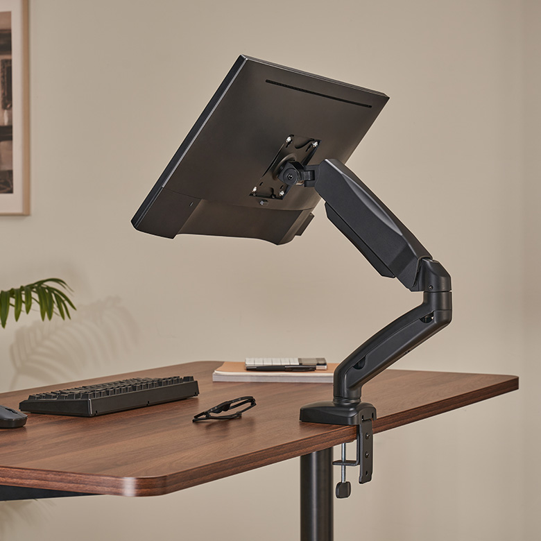 モニターアーム 1画面 対応サイズ17～32インチ 耐荷重2～9kg Cクランプ