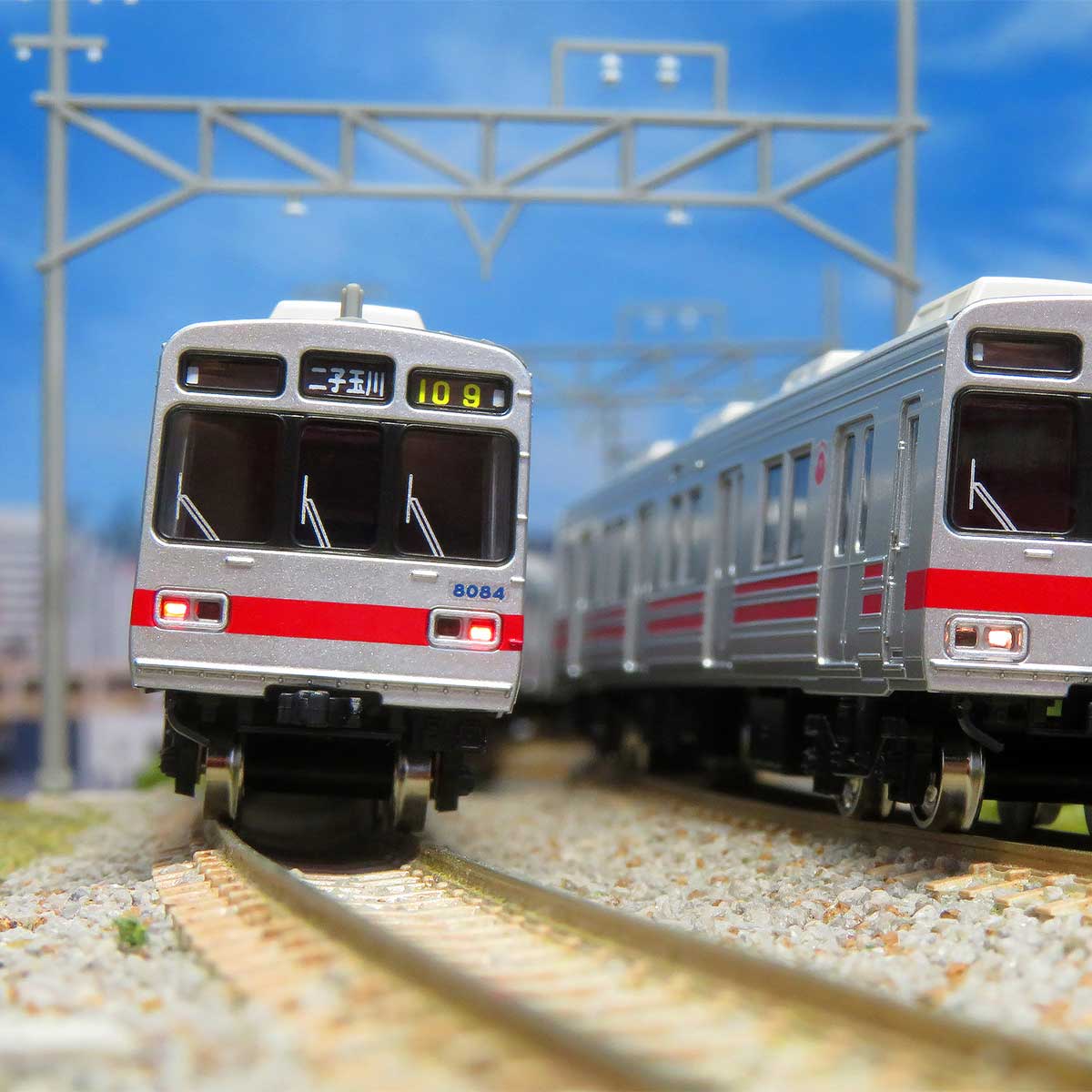 30380＞東急電鉄8090系（後期形・大井町線赤帯）5両編成セット（動力