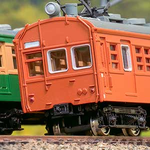 13015＞着色済み クモハ73形（オレンジ）｜エコノミーキット｜Nゲージ