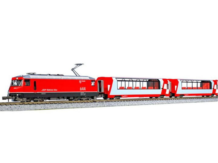Kato 10-1816: Train set with RhB Glacier Express electric