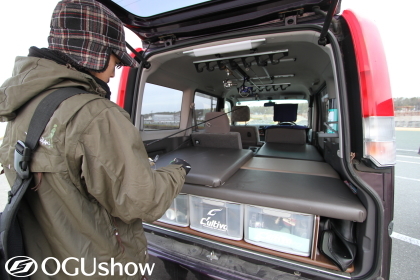 スタッフインプレ：釣り好きの遊び！バモス＆エブリィベッドキット（ES