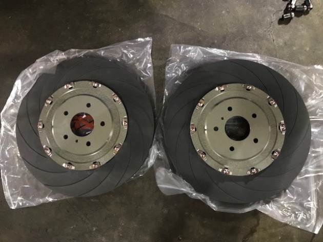 デモカー R35GTR ディクセル 400Φ ブレーキローター交換