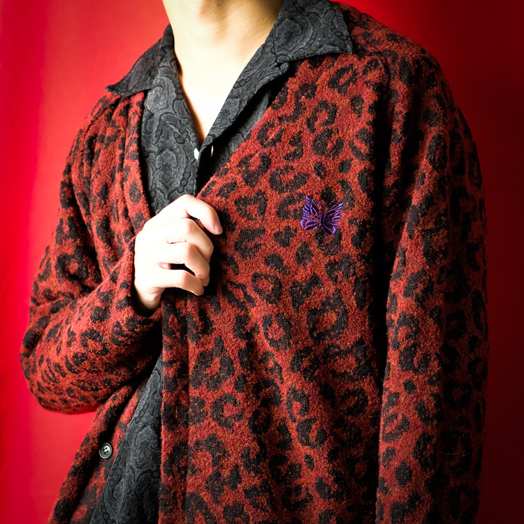 Vol.4325【Needles：V Neck Cardigane – Leopard Knit Jq.】｜AUBERGE