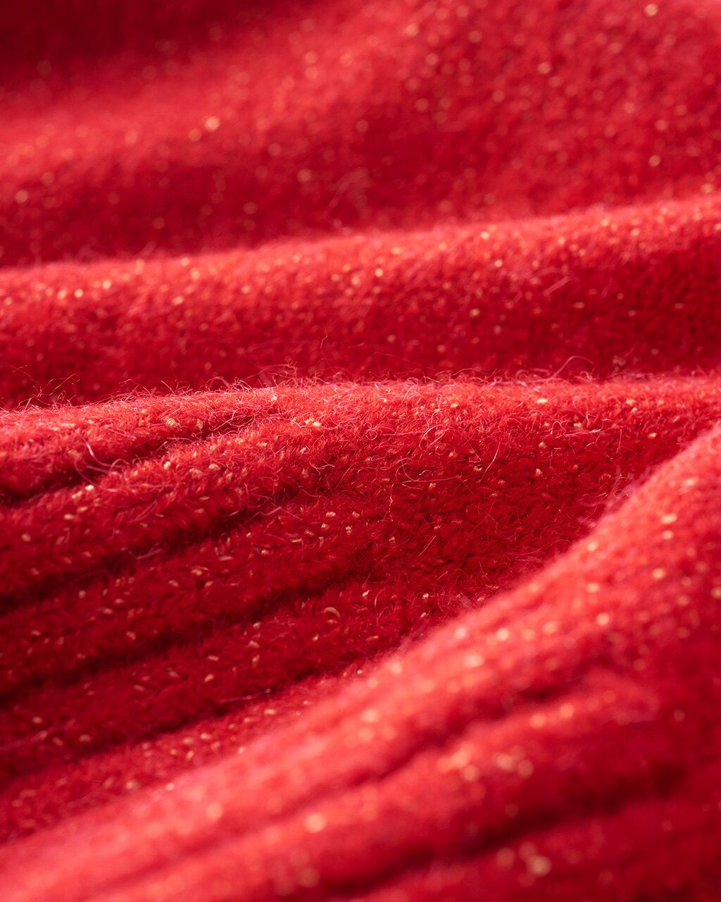 グロッシーミックス・クルーネックセーター/DoCLASSE