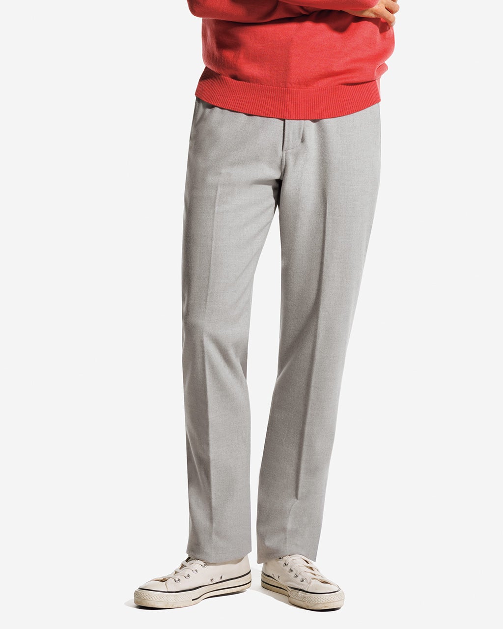 マイクロフリース裏地・ストレッチフランネルパンツ/DoCLASSE