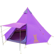 販売終了】ビッグワンポールテント（パープル） - DOD（ディーオー