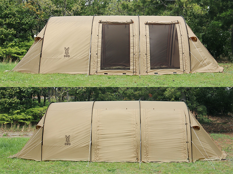 販売終了】カマボコテント2（ブラック） T5-489-BK - DOD（ディーオー