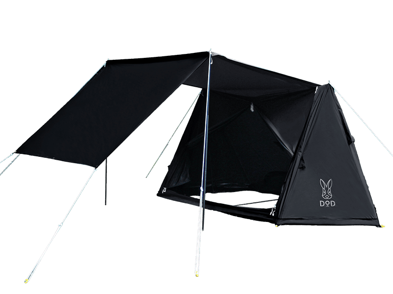 販売終了】パップフーテント（ブラック） T2-540-BK - DOD（ディーオー