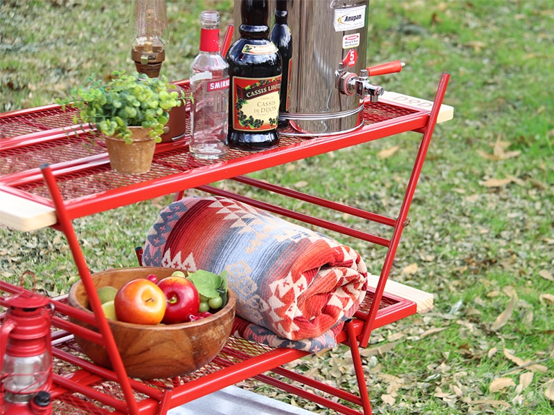 販売終了】カシステーブル TB4-535-RD - DOD（ディーオーディー