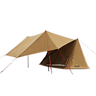 販売終了】パップフーテント2（タン） T2-670-TN - DOD（ディーオー