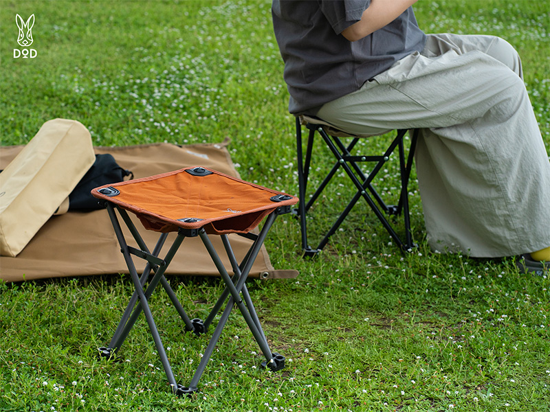 超美品】DOD 折りたたみチェア ブラック ブラック スワルスエックス2