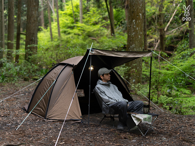 めんだこテント（ブラウン） T1-176-BR - DOD（ディーオーディー