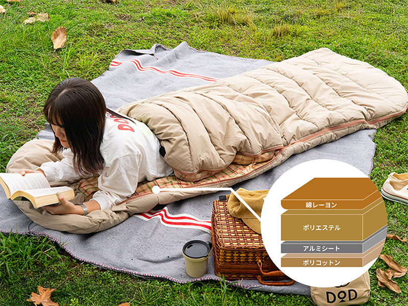 ゆったりマミーシュラフ（ライトブラウン） S1-187-BR - DOD