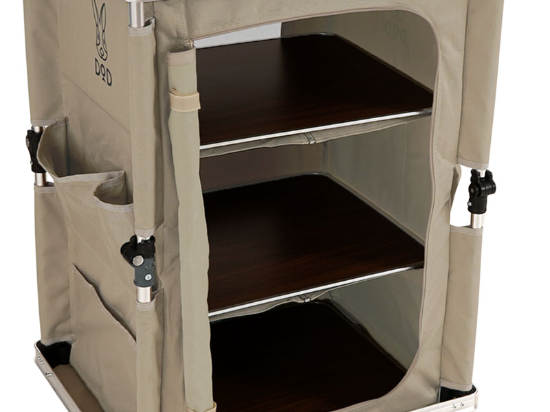 マルチキッチンテーブル（タン） TB1-38-TN - DOD（ディーオーディー