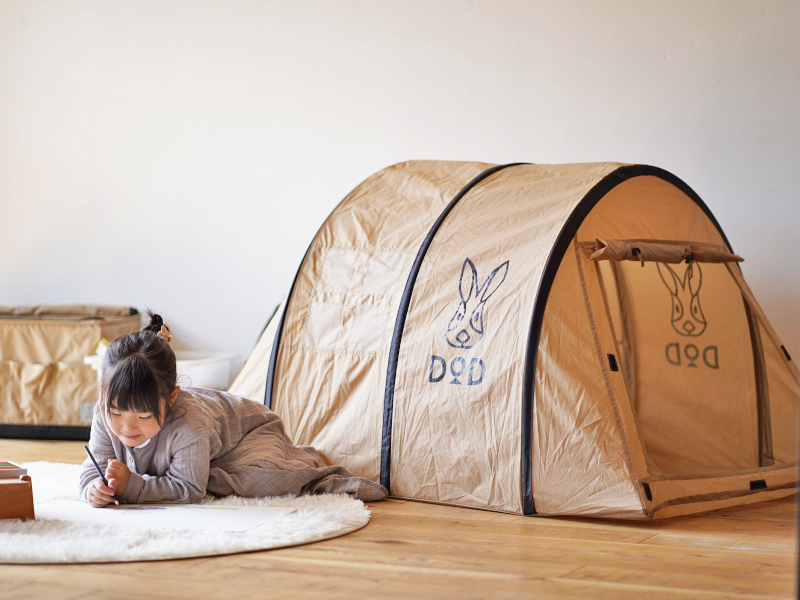 開発裏話】「カマボコテント」がちっちゃくなっちゃった。あこがれの