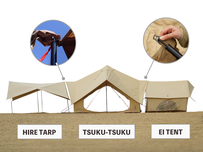 ツクツクベース（タン） T8-780-TN - DOD（ディーオーディー）【公式