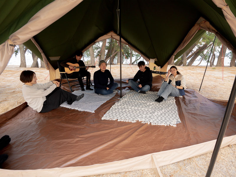 ツクツクベース カーキ DoD Tsuku Base Tent DODツクツクベースカーキ