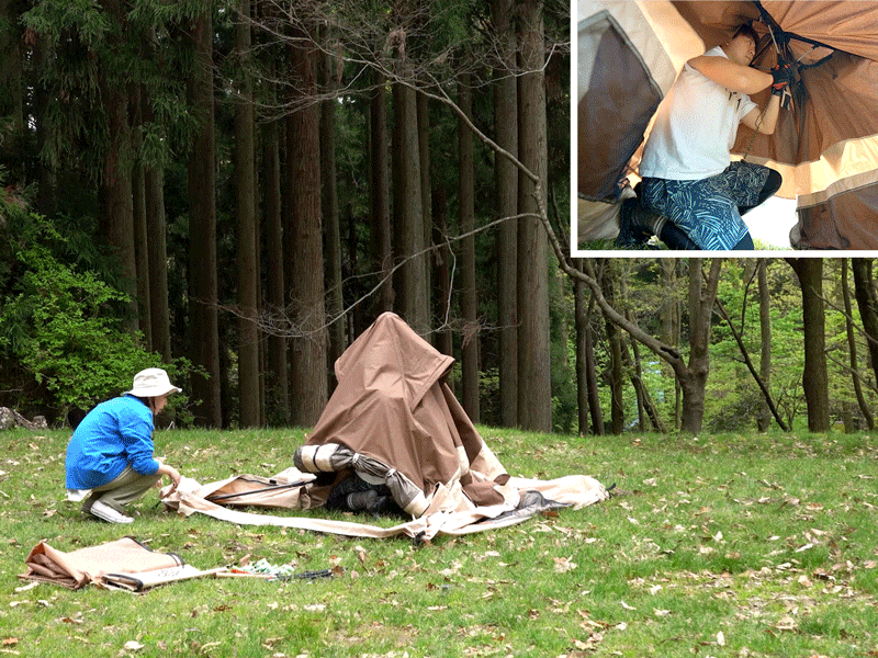 販売終了】おうちテント（ブルーグレー） T4-825-BL - DOD（ディーオー