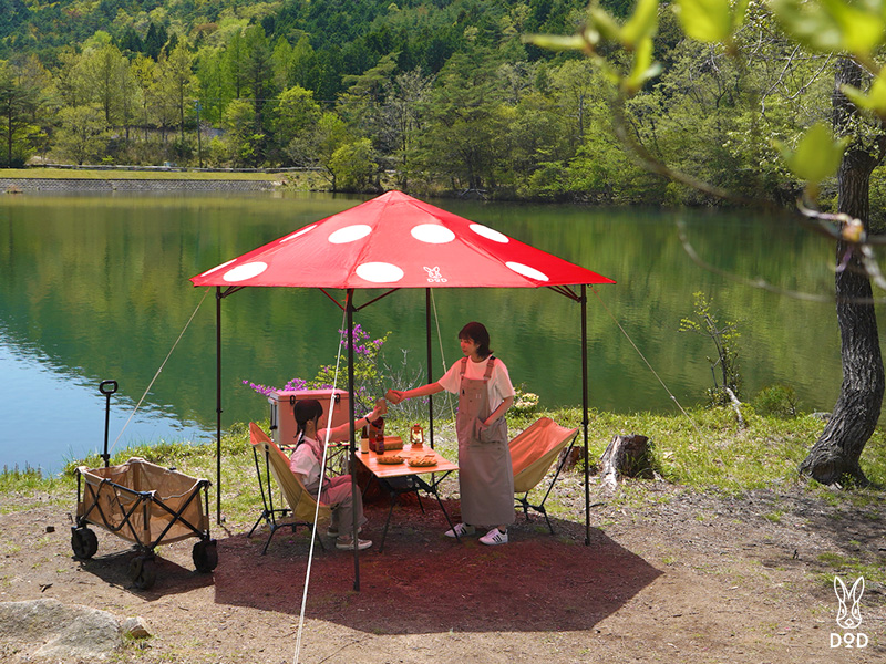 キノコタープ（レッド） TT5-928-RD - DOD（ディーオーディー）【公式