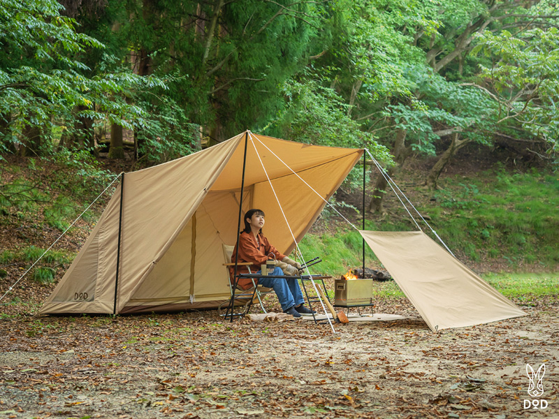 DOD】パップフーテント2レビュー | コンパクトな1～2人用テント | お