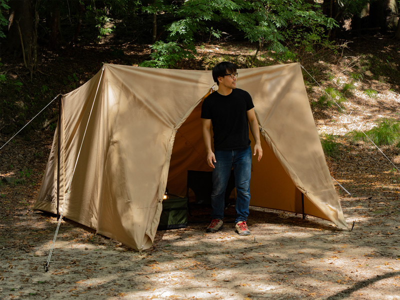 パップフーテント3用前幕 TF1-030-TN - DOD（ディーオーディー）【公式