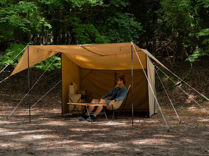 パップフーテント3用前幕 TF1-030-TN - DOD（ディーオーディー）【公式