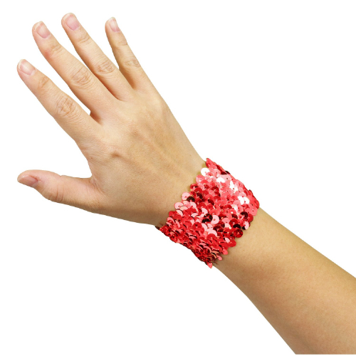 メタリックリストバンド レッド 4207 アーテック 運動会・発表会