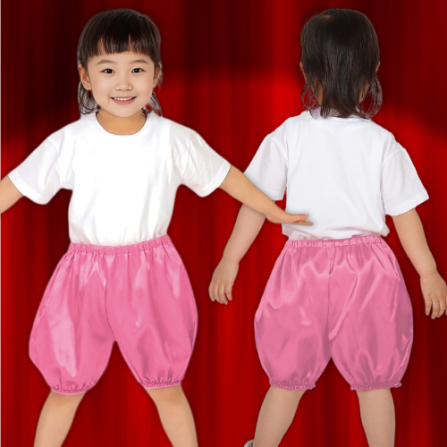 ソフトサテン かぼちゃパンツ J 桃 18260 アーテック 運動会・発表会