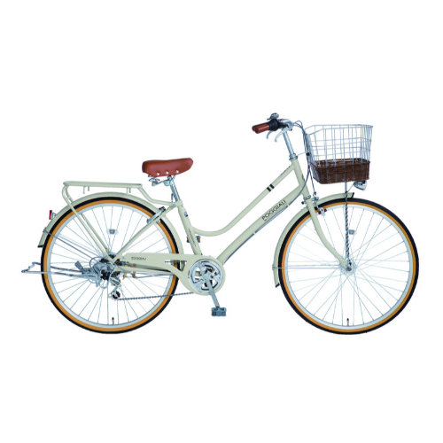 店舗受取限定】シティ自転車 ポジャーリ 26インチ 外装6段 オート