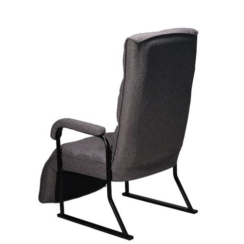 脚楽ハイバックチェア F-TZF02 GY DCM 機能付き座椅子