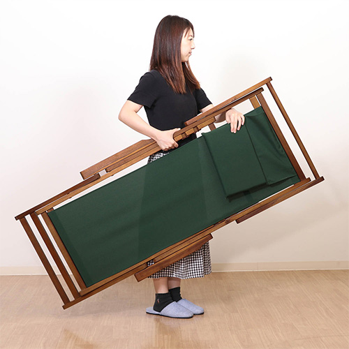 デッキチェア #VFS-GC29JP グリーン 79498 不二貿易 テーブルチェア