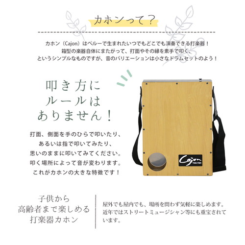 日本製 打楽器 ショルダーカホン TCA-4 友澤木工 その他の雑貨