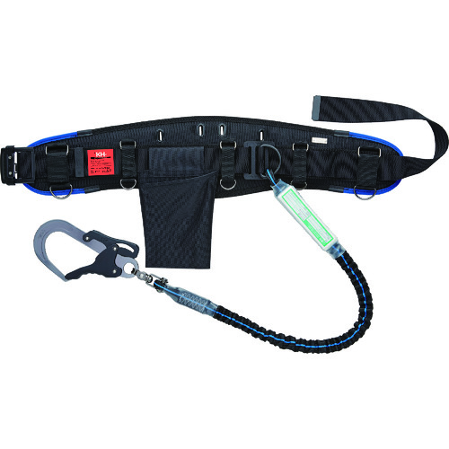 補助帯付 胴ベルト型安全帯 5250-KB+S1JDWB-17+47633BF B2OKMJDWB KH