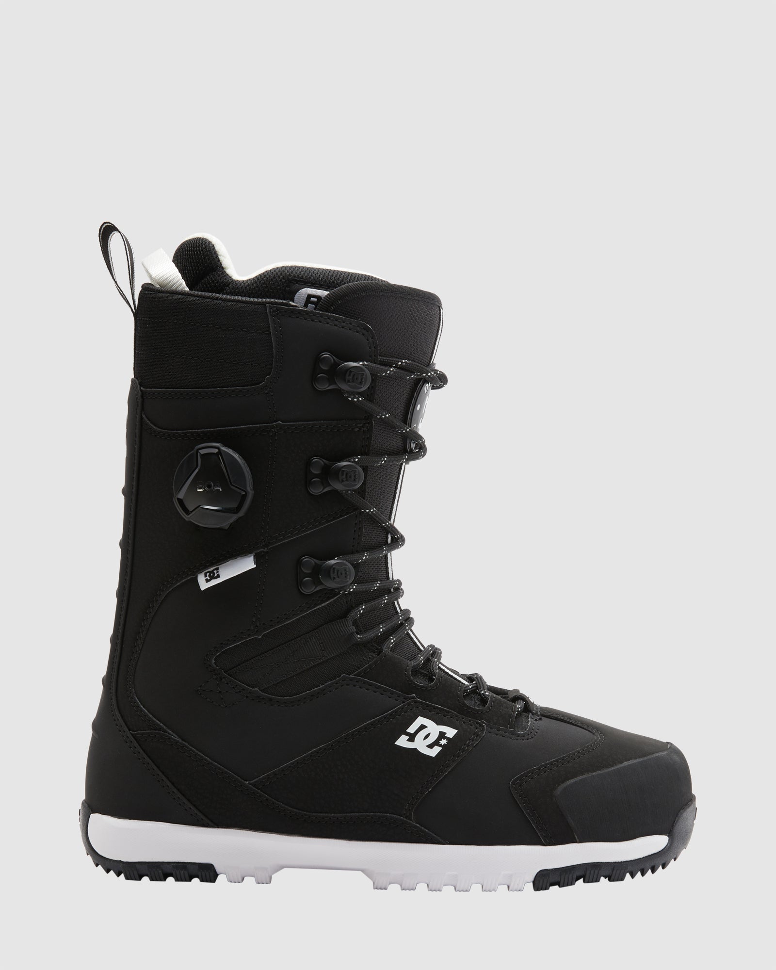 Mens Premier Hybrid BOA Snowboard Boots - BLACK/WHITE / 7 | DC Shoes