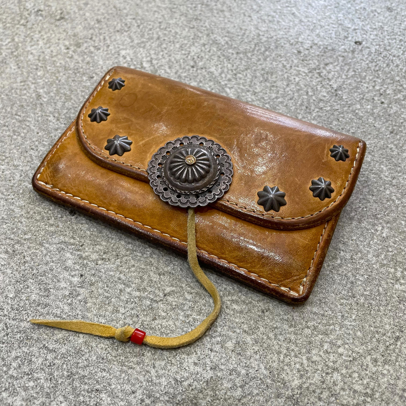 ゴローズ goro's [OLD][希少]カスタム中財布(サドル) ※廃盤モデル※マチ