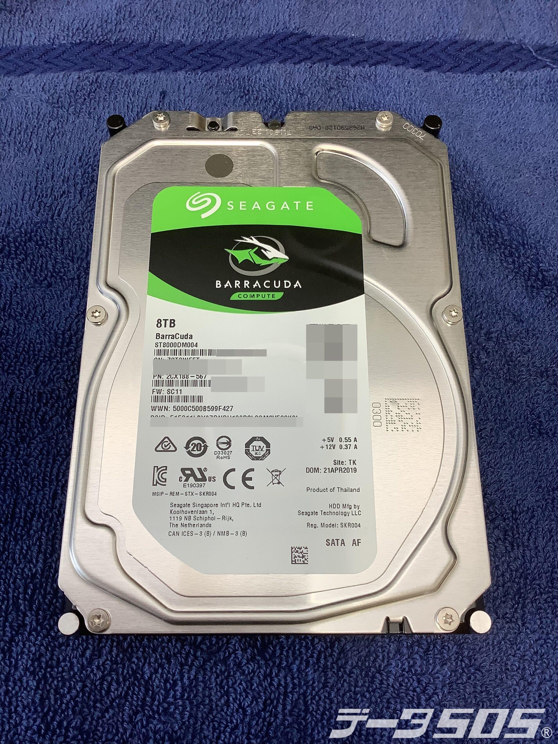 BUFFALO HD-AD8U3 フォルダ一覧は見られるがコピーや削除が不可